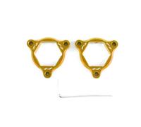 Pizgear 22MM, for, for FZ6, for, for FZ6R 2009 2010 Moto 22mm Regolatori precarico forcella ammortizzata in alluminio CNC Regolatore di precarico forcella per moto(Gold)