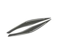 Pizgear 2x Auto Faro Palpebra Sopracciglio Copertura Decorazione ABS Finiture In Fibra di Carbonio, for BMW, for E90 E91 Serie 3 328i 335i 2006-2012 Adesivo per fari oscurati