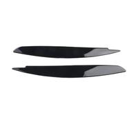 Pizgear 2x Copri palpebre fari neri, for palpebre serie 1 E87 E88 E81 E82 2008-13 Copri palpebre ABS Adesivo protettivo per fari