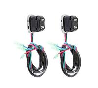 Pizgear 2x Interruttore di inclinazione e trim del motore della barca Scatola di controllo remoto del motore di ricambio, for, fuoribordo 703-82563-02 703-82563-01 Interruttore di accensione marino