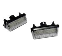 Pizgear 2x LED Luce Targa Bianco Canbus, for Alphard Prius 2015-2022 2019+, for RAV4, XA50 ES UX 2022+ bZ4X Solterra Luce targa posteriore