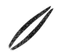 Pizgear 2x rivestimento della copertura della palpebra del sopracciglio del faro dell'auto, for BMW, for E92 E93 Serie 3 2006-2012, accessori esterni Adesivo per fari oscurati