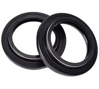 Pizgear 35x47x10.5 Anteriore, forcella Ammortizzatore Paraolio Parapolvere, for GUZZI, 750 SPORT V7 CAFE' CLASSIC 750 850 LE MANS IIIIII Parapolvere per paraolio forcella moto(BLACK 2x cover)