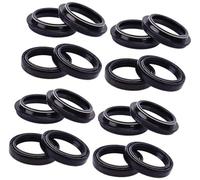 Pizgear 43x55x9,5/10,5 Anteriore, forcella Ammortizzatore di sospensione Paraolio Parapolvere, BT1100 BULLDOG BT 1100 V MAX VMAX VMAX 1200 Parapolvere per paraolio forcella moto(8pcs seal 8pc cover)