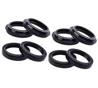 Pizgear 43x55x9,5/10,5 Anteriore, forcella Ammortizzatore di sospensione Paraolio Parapolvere, YZ250 LC YZ 250 YZ250L MT 03 MT03 320 MT03 17 Parapolvere per paraolio forcella moto(4pcs seal 4pc cover)