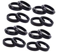 Pizgear 43x55x9.5/10.5 Anteriore, forcella Ammortizzatore paraolio Parapolvere, for VICTORY, for Polaris, TOURING CRUISER 1500 VEGAS 8BALL 1500 Parapolvere per paraolio forcella moto(2pc dust cover)