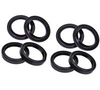 Pizgear 45x57x11 Anteriore, forcella Ammortizzatore di sospensione Paraolio Parapolvere, GL1800 GL1800B F6B Gold Wing GoldWing GL 1800 122015 Parapolvere per paraolio forcella moto(4xOil seal 4xcover)