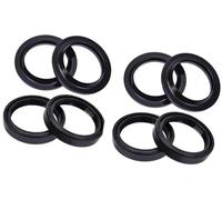 Pizgear 45x57x11 Anteriore, forcella Ammortizzatore di sospensione Paraolio Parapolvere, RMX250 RMX250M RMX 250 19911998 GSX600 SRAD GSX 600 Parapolvere per paraolio forcella moto(4xOil seal 4xcover)
