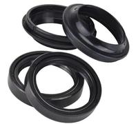 Pizgear 45x57x11 Anteriore, forcella Ammortizzatore di sospensione Paraolio Parapolvere, VN1700 VOYAGER CUSTOM VN 1700 20112013 920490118 Parapolvere per paraolio forcella moto(2xOil seal 2xcover)