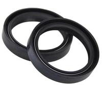 Pizgear 46x58x11 Anteriore, forcella Ammortizzatore di sospensione Paraolio Parapolvere, YZ125 YZ 125 WR250Z 2 WR250 WR 250 WR250F 4 tempi Parapolvere per paraolio forcella moto(2pcs Oil Seal)