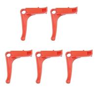 Pizgear 5 pezzi Interruttore a leva dell'acceleratore compatibile con CG260 CG330 CG430 CG520 Decespugliatore GX35 Tagliaerba Grilletto a leva di controllo destro Grilletto acceleratore per tosaerba