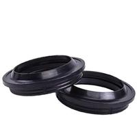 Pizgear 50x63x11 Anteriore, forcella Ammortizzatore di sospensione Paraolio Parapolvere, for MV Agusta, BRUTALE 750 AMERICA 20052008 BRUTALE 750S Parapolvere per paraolio forcella moto(2pcs Dust Cover