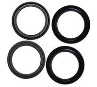 Pizgear 50x63x11 Anteriore, forcella Ammortizzatore di sospensione Paraolio Parapolvere, for MV, Agusta, BRUTALE 1078RR 1078 BRUTALE 1090RR 1090 RR Parapolvere per paraolio forcella moto(2xOil seal 2x