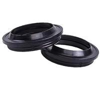 Pizgear 50x63x11 Anteriore, forcella Ammortizzatore di sospensione Paraolio Parapolvere, LEONCINO TNT600 BJ600 BN600 TNT BJ BN 600 GT Parapolvere per paraolio forcella moto(2pcs Dust Cover)
