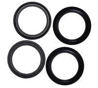 Pizgear 50x63x11 Anteriore, forcella Ammortizzatore di sospensione Paraolio Parapolvere, TRK502 TRK 502 2016 BN601 BN 601 TORNADO TRE RS 900 Parapolvere per paraolio forcella moto(2xOil seal 2xcover)