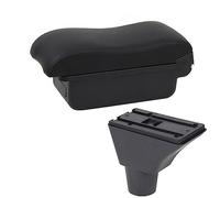 Pizgear Accessori auto, for Citroen, for Berlingo Bracciolo for auto Scatola for bracciolo for auto Scatola portaoggetti interna for console centrale USB Bracciolo per auto(BLACK A Black Line No Usb)