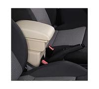 Pizgear Accessori auto, for Renault, for Clio Mk4 Scatola bracciolo for auto Bracciolo contenitore centrale for auto Scatola portaoggetti for console centrale Bracciolo per auto(BLACK B1 Style Beige)