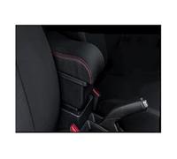 Pizgear Accessori for lo styling dell'auto, for Chevrolet, for Spark Scatola bracciolo for auto Scatola portaoggetti interna for console centrale Bracciolo Bracciolo per auto(BLACK A1 Red Line No Usb)
