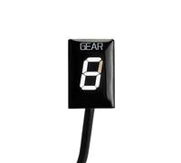 Pizgear Accessori moto Indicatore di Marcia 1-6 Livello di Velocità Disply Meter for YS250, for, YS 250 YS-250 2020 2021 2022 2023 Indicatore di marcia per moto(BLACK White)