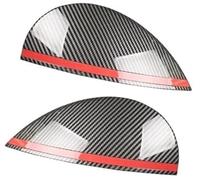 Pizgear Adesivi per decorazione lampada per palpebra per auto, per faro, per Mini Cooper, per S Clubman F54 F55 F56 F57 F60 Rifinitura delle sopracciglia del faro(BLACK Cover C F54f55f56f57)