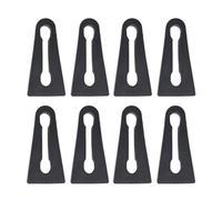 Pizgear Ammortizzatore fonoassorbente for auto ammortizzatore serratura porta smorzamento for Q7 4L 4M 2006 2007 2008 2009 2010 2011 2012 2013-2019 Ammortizzatore per portiera auto(BLACK 8Pcs)