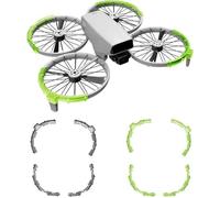Pizgear Anello di protezione paraurti, for DJI, Flip Drone Eliche Lunetta Protezioni anticollisione Protezioni telaio elica Accessori (nero) Protezione elica per droni(Green)