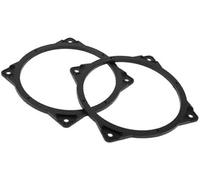 Pizgear Anello distanziatore for altoparlante, adattatore for distanziatore for altoparlante tweeter, for Hyundai, 2006-2021, impermeabile, nero, 2 pezzi Distanziatore per altoparlanti auto