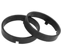 Pizgear Anello distanziatore for altoparlante, adattatore for distanziatore for altoparlante, tweeter, altoparlante for auto, subwoofer, staffa di montaggio, for Mitsubishi, ABS nero impermeabile Dist