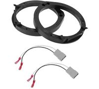 Pizgear Anello distanziatore for altoparlante, adattatore for distanziatore for altoparlante tweeter, for Civic, 2006-2011, impermeabile, nero, 2 set Distanziatore per altoparlanti auto