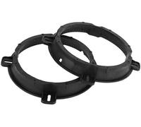 Pizgear Anello distanziatore for altoparlante, adattatore for distanziatore for altoparlante, tweeter, altoparlante for auto, subwoofer, staffa di montaggio, for Hyundai, ABS nero impermeabile Distanz