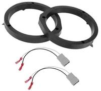Pizgear Anello distanziatore for altoparlante, adattatore for distanziatore for altoparlante tweeter, for Accord, 2008-2012, impermeabile, nero, 2 set Distanziatore per altoparlanti auto