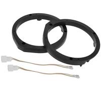 Pizgear Anello distanziatore for altoparlanti, adattatore for distanziatore for altoparlanti tweeter, for auto, for Odyssey 2009-2021, porte anteriori e posteriori, ABS, nero, con cablaggio audio impe