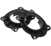 Pizgear Anello distanziatore for altoparlanti, adattatore for distanziatori for altoparlanti tweeter, for auto, for Toyota, Camry 2006-2017, porte anteriori ABS nero impermeabile Distanziatore per alt