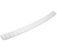 Pizgear Auto Paraurti Posteriore Protezione Davanzale del Tronco Battistrada Piastra In Acciaio Inox Trim Styling, for VOLVO, V60 2020 2021 2022 2023 Protezione paraurti posteriore in gomma(BLACK 2)