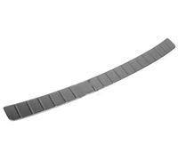 Pizgear Auto Paraurti Posteriore Protezione Davanzale del Tronco Battistrada Piastra In Acciaio Inox Trim Styling, for VOLVO, V60 2020 2021 2022 2023 Protezione paraurti posteriore in gomma(BLACK 3)