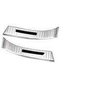 Pizgear Auto Paraurti Posteriore Protezione Davanzale Del Tronco In Acciaio Inox Trim Accessori Auto, for NISSAN, for Qashqai, J12 2022 2023 2024 Protezione paraurti posteriore in gomma(BLACK 2)