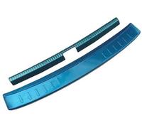 Pizgear Auto Paraurti Posteriore Protezione Davanzale Tronco Battistrada Piastra In Acciaio Inox Trim Styling, for Skoda, for Octavia, 2007 2008-2018 Protezione paraurti posteriore in gomma(BLACK 6)