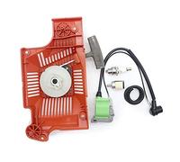 Pizgear Avviamento a strappo Bobina di accensione Tubo flessibile del carburante Filtro Candela Pezzi di ricambio for motosega, for Husqvarna, 50 51 55, for Rancher Avviamento a strappo per motosega
