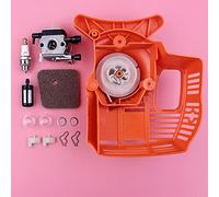 Pizgear Avviamento a Strappo Carburatore Aria Filtro Carburante Nottolino Cane Rondella Molla Kit Trimmer Parti, for STIHL, FS38 FS45 FS46 FS55 FC55 HL45 KM55 Avviamento a Strappo per Tosaerba