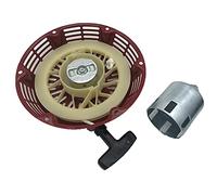 Pizgear Avviamento a Strappo con avviamento a Flangia Set di Pezzi Ricambio for Motore generatore for Tosaerba Gx340 11Hp Gx390 13Hp 188 Avviamento a Strappo per Tosaerba