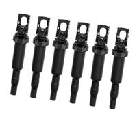 Pizgear Bobina di accensione 6 pezzi/set, for, E46 E60 E85 E90 Bobine con, connettore candela 12138657273 Confezione di ricambio per bobina di accensione per auto