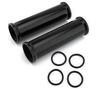 Pizgear CNC anteriore, copertura forcella ammortizzatore superiore moto, soffietti forcella, for Harley, XL883 1200 2000-2021#B Tappo forcella moto(BLACK#B)