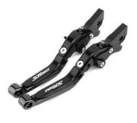 Pizgear Con leve frizione freno CNC for moto SR MAX LOGO, for Aprilia, SRMAX 300 SRMAX 300 2018-2019 Leva freno per moto(Full Black)
