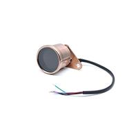 Pizgear Contagiri digitale for motocicletta, misuratore di livello dell'olio LCD, display universale for strumenti da motocicletta in rame a sette colori Tachimetro per motocicletta(Copper)