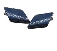 Pizgear Coperchio coperchio ugello lavafari 2 pezzi, for BMW, F30 F31 320 323 325 328 330 2012 2013 2014 2015 51117293031 Tappo spruzzatore detergente Tappo ugello lavacristallo(BLACK Imperial Blue LH