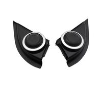 Pizgear Coperchio dell'altoparlante for tono alto della porta anteriore, coperchio del tweeter, decorazione corno di Twitter, for Vezel, serie XR-V Rivestimento per altoparlanti auto(Silver)