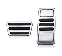 Pizgear Copertura del pedale del freno del carburante dell'acceleratore da 2 pezzi, for Ford, for Mustang, accessorio 2015-2019 Pedale frizione auto