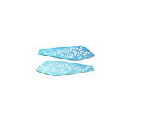 Pizgear Copertura dell'altoparlante della portiera dell'auto Altoparlante Tweeter Trim Shell Protezione del coperchio clacson, for Porsche, serie 718 2016-2019 Rivestimento per altoparlanti auto(Blue)