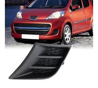 Pizgear Copertura for griglie for fendinebbia anteriori for auto, for Peugeot, 107 2009-2012 Copertura esterna for telaio griglia lampada paraurti anteriore Griglia fendinebbia anteriore(Black Left)