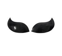 Pizgear Copertura for sopracciglia faro auto in fibra di carbonio FRP palpebre anteriori arrabbiate, for MINI F54 CLUBMAN F57 CABRIO 3 porte F55 F56 COOPER S Adesivo per fari oscurati(CARBON FIBER)